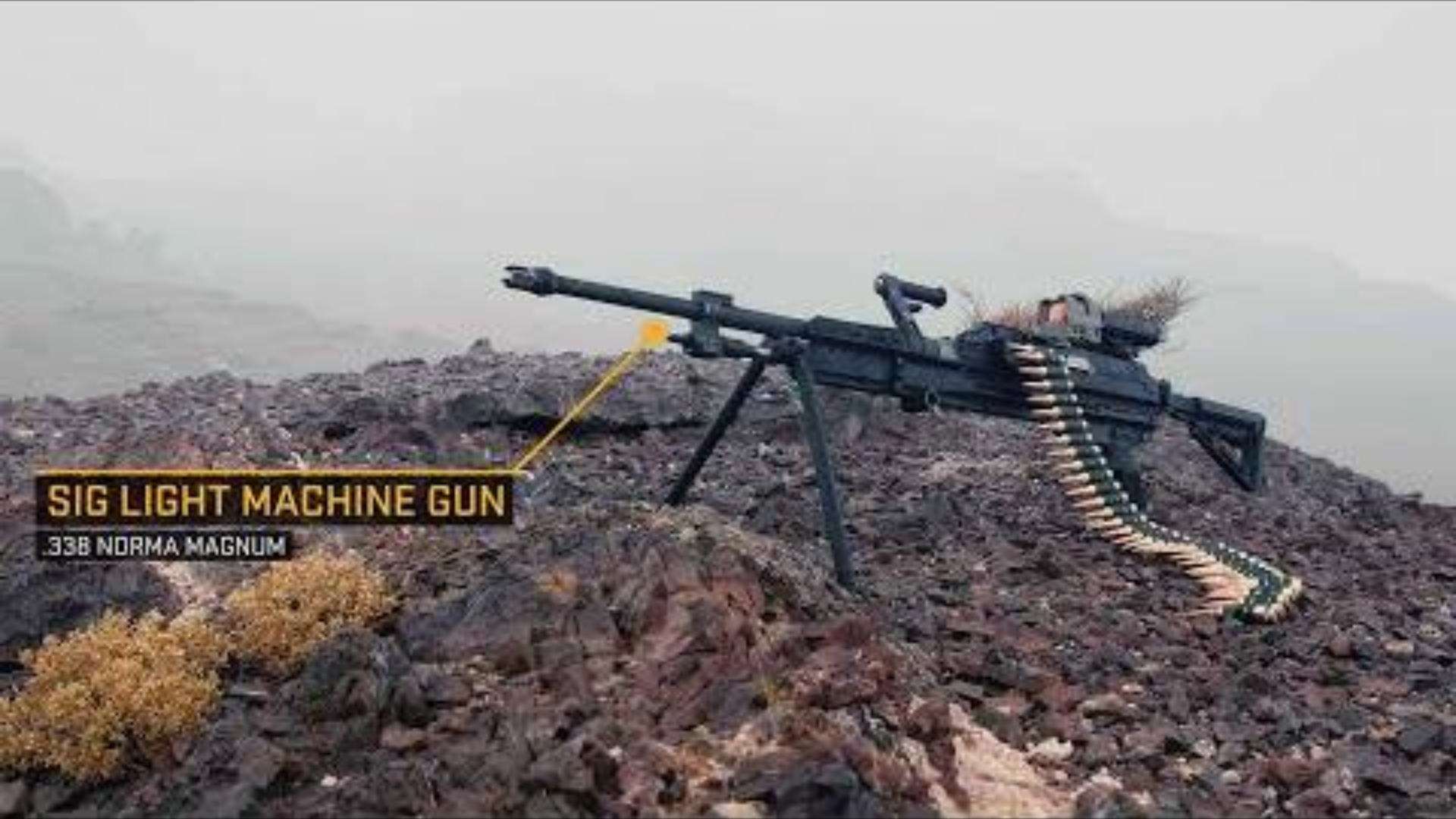 西格绍尔MG338机枪宣传视频